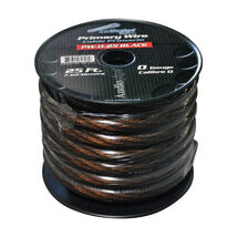 Audiopipe Power Cable 0-Gauge 25 Foot Spool - Black - $133.88