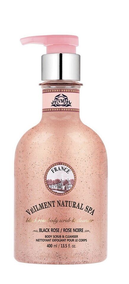 Avon Veilment Natural Spa Black Rose Body Scrub & Cleanser - $20.56
