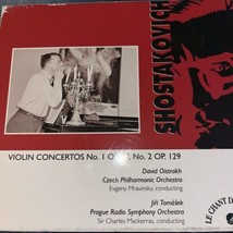 Shostakovich Violin Concertos No 1 Op 77 No. 2 Op 129 CD Oistrakh Tomasek Prague - £11.85 GBP
