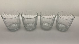 4- 8oz Crown Royal Etched Crystal Tumbler Whiskey Rocks Drinking Glasses - $19.75