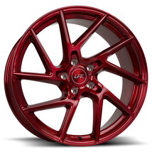 20X10.5 Luxxx LFF-02 LEON 5X114.3 +40 73.1 Full Brushed Roja Red - Wheel - £324.60 GBP