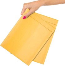 10 Yellow Kraft Bubble Padded Envelopes Mailers Self-Sealing 7.25x11 - £11.43 GBP