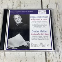 Mozart Requiem 626 Gustav Mahler Symphony 4 Bruno Walter CD - £12.48 GBP