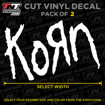 NIN Logo Nine Inch Nails Vinyl Decal Sticker – Pack of 2 – Select Size &amp;... - $3.00+