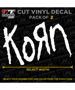 NIN Logo Nine Inch Nails Vinyl Decal Sticker – Pack of 2 – Select Size &amp;... - $3.00+