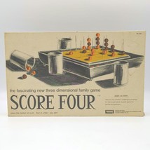 Vintage 1971 Score Four Game Three Dimensional Family Game Lakeside Complete - $29.69