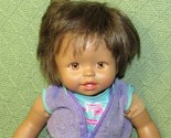 FISHER PRICE DOLL SWEET AS ME LITTLE MOMMY MATTEL 2007 with CLOTHES BLAC... - $16.20