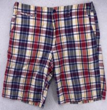 Polo Jeans Company Shorts Mens Size 34 Red Plaid Casual Walking Shorts C... - £16.99 GBP