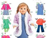 Simplicity Sewing Pattern 4786 Doll Clothes, One Size - $7.80