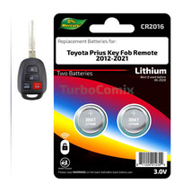 KEY FOB REMOTE Batteries (2) for 2012-2021 TOYOTA PRIUS REPLACEMENT, FRE... - £3.93 GBP