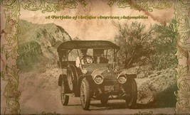 Portfolio Of 10 &quot;Antique American Automobiles” Artist Renderings (laid finish) - £15.69 GBP