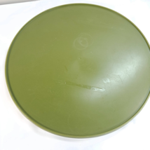 Rubbermaid Avocado Green Plastic Lazy Susan 2525 13 1970&#39;s 10.5&quot; retro 70s - $27.13 CAD