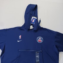 Brooklyn Nets DB2199-492 Nike Dri-Fit Women's XL Crop Hoodie Blue Sweatshirt  image 15