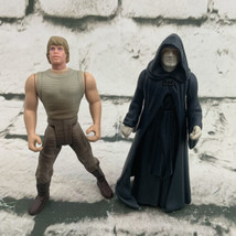 Kenner Star Wars Vintage Figures Luke Skywalker Palpatine - £9.30 GBP