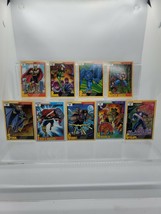 Lot Of 9 Marvel 1991 Trading Cards Thor Captain America Storm Hobglobin Rogue - £20.65 GBP