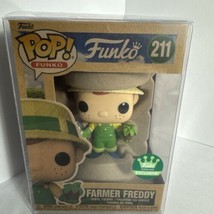 Funko Pop!  Farmer Freddy 211 Funko Shop Exclusive shipped in a pop prot... - £26.09 GBP