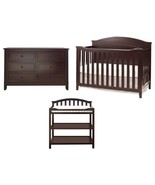 3 Piece Crib Changing Station 6 Drawer Dresser Nursery Furniture Set Esp... - $2,668.19 CAD
