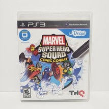 Marvel Super Hero Squad Comic Combat PS3 Playstation 3 UDraw Video Game CIB - £5.53 GBP