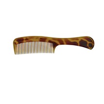 Vintage Goody Comb Mock Tortoise Shell Animal Print 8” Wide Teeth Brown ... - $183.60 MXN