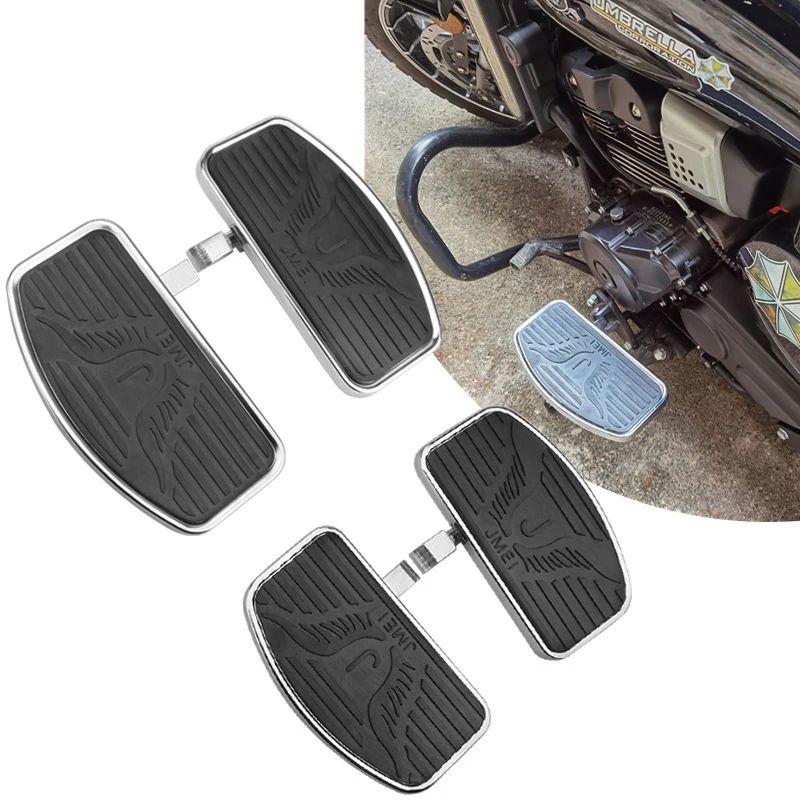 Loorboard pedal footboard footpeg pedal universal for honda shadow vt400 750 for yamaha thumb200