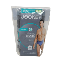 Jockey Men&#39;s Ultimate Breathe Long-Leg Boxer Briefs Underwear 2-Pack Big... - £17.68 GBP