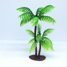 Double Palm Tree Cake Topper Scenery (Set Of 3) 4-1/2&quot; Cake Decoration - £3.55 GBP