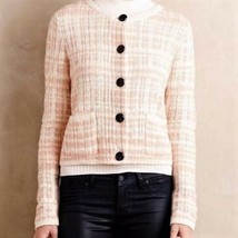 New w/ Tags Anthropologie Knitted &amp; Knotted Cardigan Jacket Plaid Lined NWT - £27.67 GBP