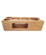 Wooden Coffee Tamping Station Multifunctional Tamper Base - $45.01 CAD