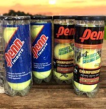 1 Dozen Penn Tennis Balls - 2 Tubes of Tribute &amp; 2 Championship New Sealed - $24.74