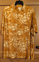 Panama Jack Shirt XL Extra Large Orange Button Up Outdoors Hawaiian Aloh... - $19.34