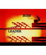 MOTIVATION BOSS VS LEADER WORKER SUPERVISOR MANAGER PUBLICITY PHOTO ALL ... - $118.49 MXN+