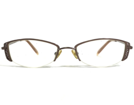 Liz Claiborne Eyeglasses Frames L280 UU3 Brown Rectangular Half Rim 50-18-140 - £29.72 GBP