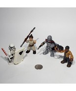 Lot of 4 Star Wars Galactic Heroes Figures Riot Trooper Phasma Rey Jakku... - £11.95 GBP