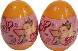 Nickolodeon JoJo Siwa Jumbo Plastic Eggs 40 Stickers New Sealed Lot of 2 Sealed  - £6.99 GBP