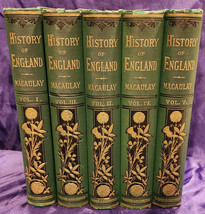 [England] Macaulay The History Of England - 5 Vols. - £199.83 GBP