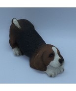 Beagle Crouching B01 Pesky Peepers Sandicast Dog Figurine Vintage 1990 S... - $425.74 MXN