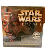 Star Wars Wall Calendar (12X12) Episode 1,  2000 Millennium, NEW [e-01] - $91.99 MXN