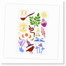 Moon Phases and Star Devil&#39;s Templates: Ouija Board for Painting - 11.7x... - $17.81