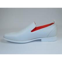 Men Tayno Dressy Casual Soft Leather Comfortable Slip on Loafer #ALPHA L White image 5