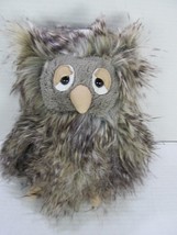 Jellycat London Orlando Owl Sleepy Owl Furry Fuzzy Feathers Plush 10&quot; - £10.49 GBP