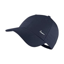 Nike Men&#39;s Swoosh Cap - Navy Silver, One Size  - $52.00