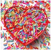 50g Fake Sprinkles Resin Sprinkles Fake Candy Sprinkles Clay Sprinkles P... - $272.47 MXN