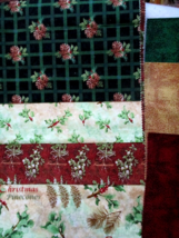 Fabric Concord &quot;Frankincense &amp; Myrrh&quot; 8 Pc Sampler Holly Ivy Pine Cones $4.50 - $4.50