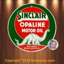 Sinclair Opaline Motor Oil-Vintage Design Sign Metal Decor Gas and Oil Sign - $19.67
