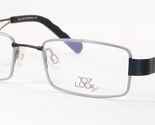 TOP LOOK Kinder 5132 3 Schwarz/Silber Selten Brille 45-17-125mm Deutschland - $56.42