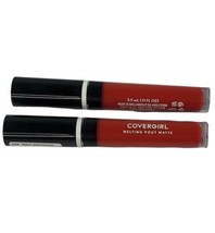 CoverGirl Melting Pout Matte Liquid Lipstick 316 Red Wedding **Lot of 2** .11 oz - £5.34 GBP