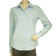 Michael Kors Light Blue Collared Button Down Front Shirt Top size S - $79.20