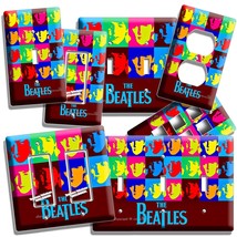 Beatles Pop Art John George Paul Ringo Light Switch Outlet Wall Plate Studio Art - £13.09 GBP+