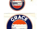 Grace Line 2 Unused Luggage Labels and 1 Unused Baggage Tag  - $26.70