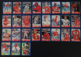 1986 Fleer St. Louis Cardinals Team Set Of 27 Baseball Cards - £4.70 GBP